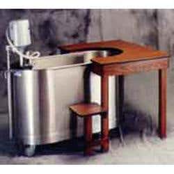 Combination Table W/ Seats 24"W Natural Oak