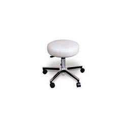 Deluxe Chrome Pneumatic Stool, 19"-26" Height