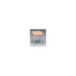 Basic Square Stool Without Casters - 17"H