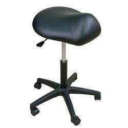 Oakworks Premium Saddle Stool 19-25"H