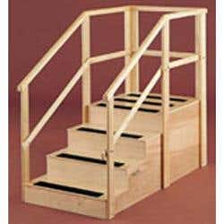 Single Sided Training Stairs