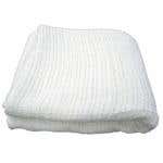 Thermal 100% Cotton Blanket White 66" X 96"
