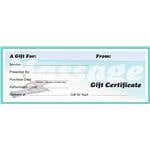 Gift Certifcates, Beach Design 25 Pk