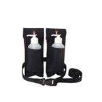 Double Massage Holster For Lotion Bottles Black