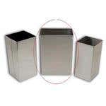 Standard Stainless Steel Waste Receptacle, 64 Qt