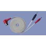 120" Right Angle Red DIN 3 Pin Lead Wire
