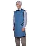 Lead Apron W/Velcro Closure Medium - Blue