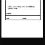 X-Ray Id Printer Cards Plain Form, 1000/Pkg