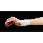 Universal Elastic Wrist Band W/ Thumb Loop White