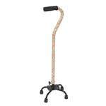 Mabis/Dmi Quad Cane, Black, Small Base