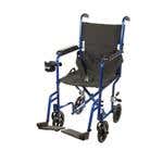 Drive Aluminum Transport Chair, Black