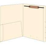 Right Hand Single Pocket Folder W/Fastener 50/Box