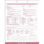 Health History Form, 100/Package