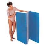 Folding Floor Mat 4'W X 8'L X 2"H Blue/Gray