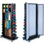 Mobile Rack With Triple Mirror