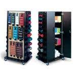 Multi-Purpose Weight Rack - 4 Sided W/ Weights