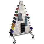 Jumbo Combo Weight Storage Rack -Mobile