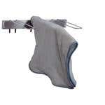 Wall Mounted Stainless Steel Drying Rack, 3 Bracket