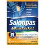 Salonpas® Arthritis Pain Patch, 5/Box