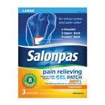 Salonpas® Pain Relieving Gel-Patch, Large, 3/Box