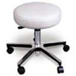 Deluxe Chrome Pneumatic Stool, 18"-23" Height