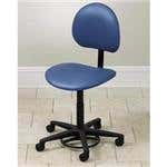 Hands Free Stool With Backrest