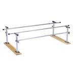 Folding Parallel Bars With Wood Base