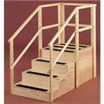 Single Sided Training Stairs
