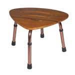 Drive Teak Adjustable Height Bath Stool,Triangular