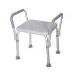Bath Bench W/Removable Padded Arms W/O Backrest