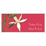 Flower On Red Gift Certificate 25 Pack