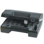 Black Plastic Travel Case Holds 32 Oils