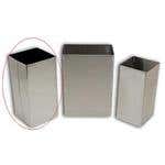 Standard Stainless Steel Waste Receptacle, 48 Qt