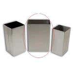 Standard Stainless Steel Waste Receptacle, 64 Qt