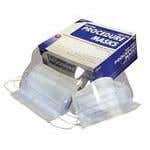 Dukal Procedure Mask With Ear Loop, Blue 50Ct