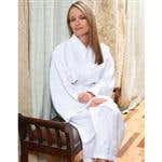 Lite Waffle Weave Kimono Robe Osfm-White