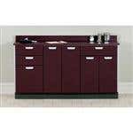 66" Long Base Cabinet W/5 Doors And 3 Drawers