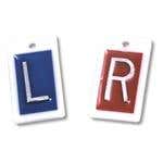 1" Left &amp; Right Marker Set With Velcro (Plastic)