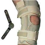 Range Of Motion Hinged Knee Wrap, Open Popliteal