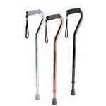 Aluminum Cane With Offset Handle