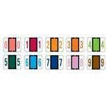 Laminated Numeric Labels, Tab/Smead Bccrn Match