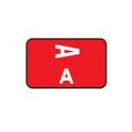 Laminated Alpha Labels Complete Set