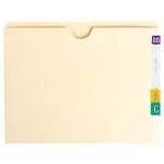 Manila End Tab File Pocket, 50/Box