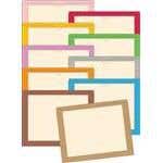 11 Pt End-Tab Pockets Printed Border 100/Box