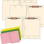 11 Pt Pocket Folder Without Fastener, 50/Box