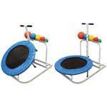 Ideal Rebounder Set - Incl Storage Rack &amp; Balls