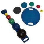 Maps Board With Balls, Rods, Weights, &amp; Rack