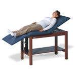 Hi-Line Trtmnt Table W/ H-Brace &amp; Full Width Shelf