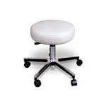 Deluxe Chrome Pneumatic Stool, 19"-26" Height