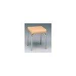 Basic Square Stool Without Casters - 17"H